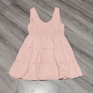 EUC New In Blush Pink Lined Mini Sundress